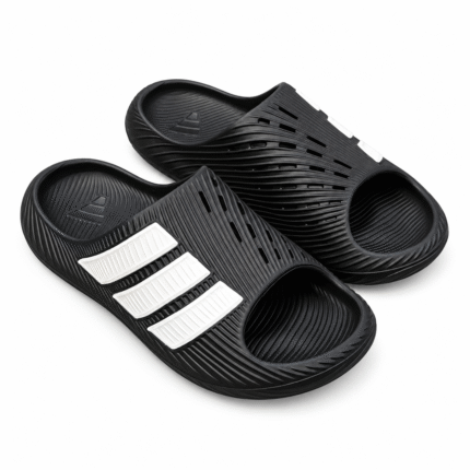 Adidas Purechill Slides — black and white