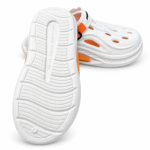 China Original Branded Clogs – White & Orange - Image 4