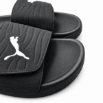 Nitro Slides Black – Strap Detail