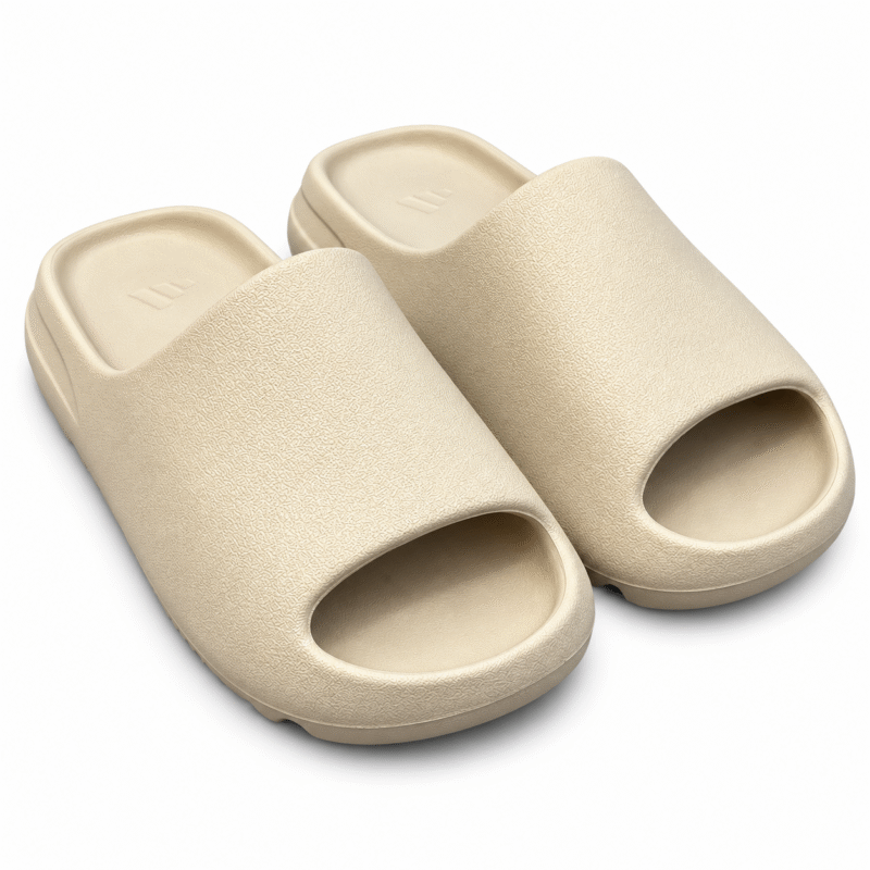 Yeezy Ys 01 beige slides – view 1
